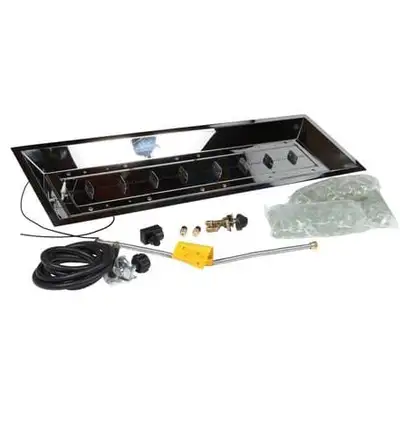 Outdoor Fire Pit Linear Burner Insert, View more