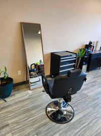 Chair rental at new salon Mountain Beauty Co 