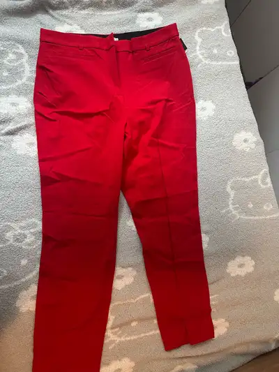 Ricki’s women’s bright red slim skimmer work trousers / pants size 12 regular brand new Retails for...