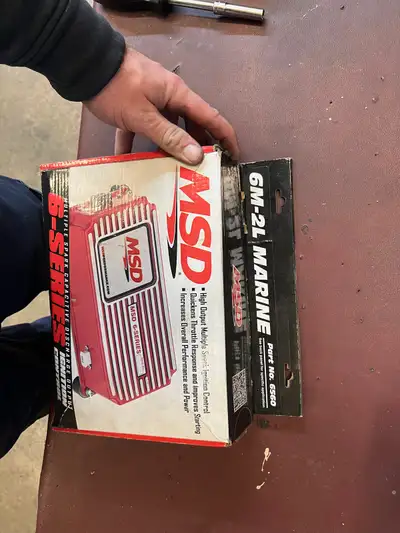 Msd 6M2L marine ignition box Was set up for Dyno testing only and wasn’t compatable with my distribu...