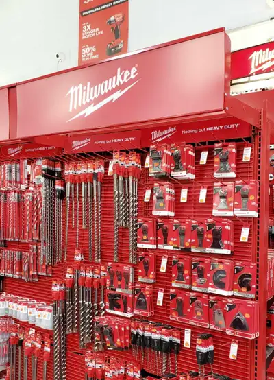 Milwaukee Tool Official Retail Display Sign, View more