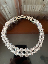 Vintage Boucher glass crystal necklace 