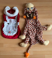 Linge pour chien (large) Mère Noël et Girafe