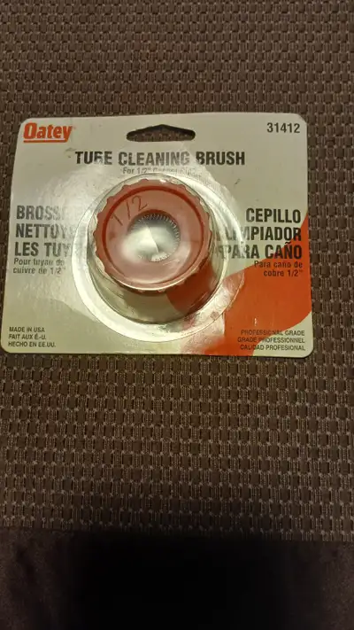 Oatey Tube Cleaning Brush - for 1/2" copper pipe - Brand: Oatey - Model: 31412