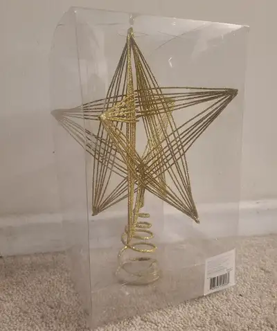BRAND NEW - Christmas Tree Star Topper - decorations ornaments, View more