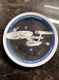  Vintage Star Trek 4.5” collector plate