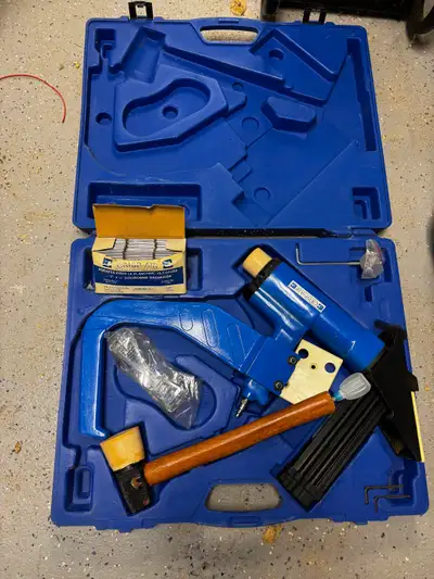 2 in 1 Hardwood Nailer and Stapler + 3000 nails/staples, View more