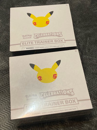 Pokemon Celebration ETB’s sealed x2
