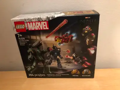LEGO Marvel set 76320 Iron Man & War Machine vs Hammer Drones, View more