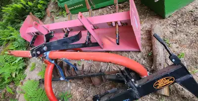 , 48" tiller, post hole digger is on hold for now. best offers