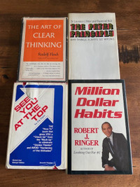 Vintage Business Books - Million Dollar Habits, See You at Top