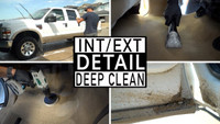 In and out deep clean for work vehicles