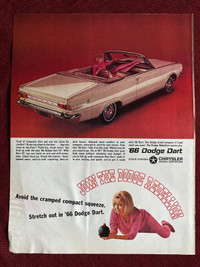 1966 Dodge Dart Original Ad