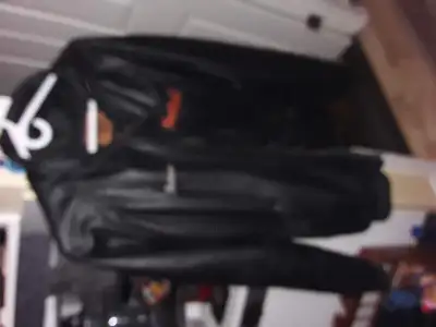 manteau en cuir harley grandeur large, View more