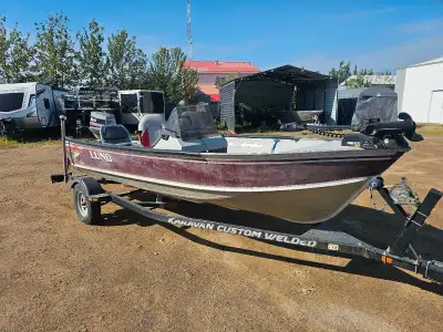 1994 Lund Rebel 16 foot with 1995 Yamaha pro 50 2 stroke outboard. Comes with a newer 2007 Karavan t...