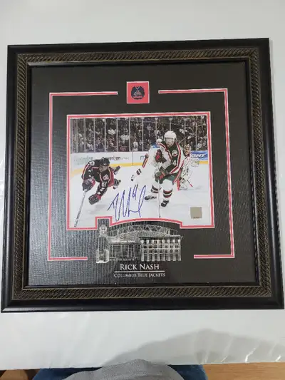 Rick Nash Columbus Blue Jackets Autographed Photo Frameworth, View more