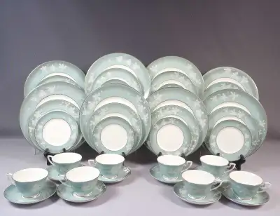Royal Worcester MOONFLOWER DINNER SET Hand planted, View more