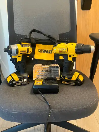 DEWALT 2-Tool Impact Wrench and Drill/Driver Combo Kit, View more