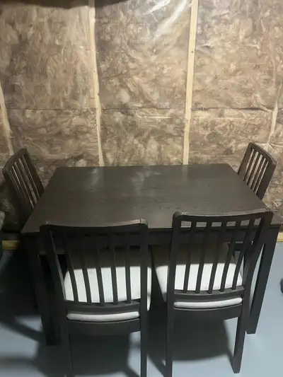 IKEA Extendable Dining Table & 4 Chairs, View more