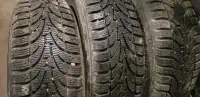 3 195/65/R15 winter tires excellent tread on rims ($120 each)