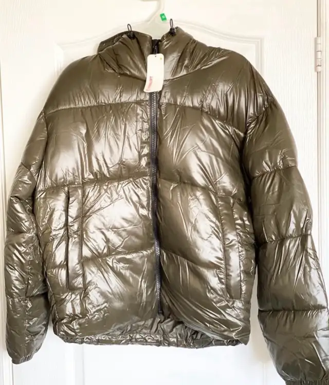Abercrombie & Fitch Puffer Primaloft Jacket Mens Olive Green Si in Men's in Mississauga / Peel Region - Image 2