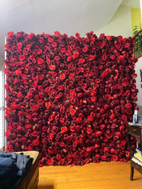 Flower wall rental