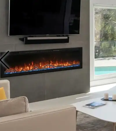 74 inch Electric Fireplace - Modern Flames, View more