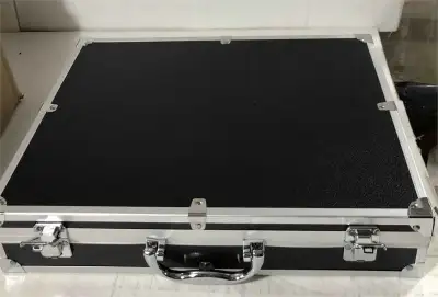 BRAND NEW 14 Inch Aluminum Hard Case, Multi Functional, Black, View more