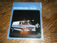 1975 Ford Econoline Vans Sales Brochure