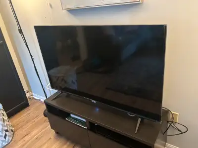 Selling my TCL 55” Roku Smart TV (Model: 55S435). The TV powers on, shows the TCL logo, sound works,...