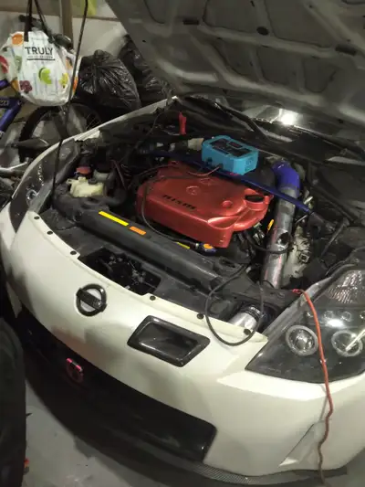 2004 Nissan 350z. 6speed MT. 132960km Lots of fun. Lots of cosmetic changes, sound system thatll sha...