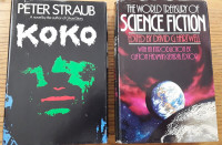 SCI FY-HORROR-FANTASY VINTAGE BOOKS-KOONTZ, STRAUB, TOLSTOY, ETC