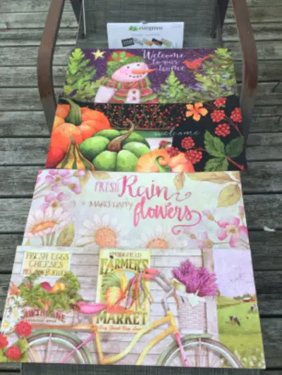 Welcome mat inserts, View more
