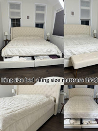  Bed and mattress both 