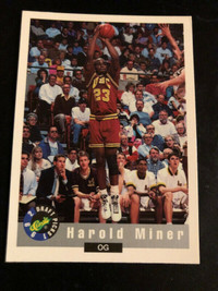 Harold Miner Miami Heat Basketball card