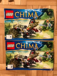 LEGO CHIMA 70001 USED COMPLETE CRAWLEYS CLAW RIPPER