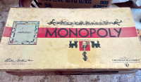 Vintage monopoly game