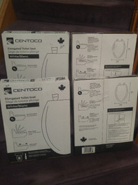 Centoco Elongated White Toilet Seat, in Box - $22.00