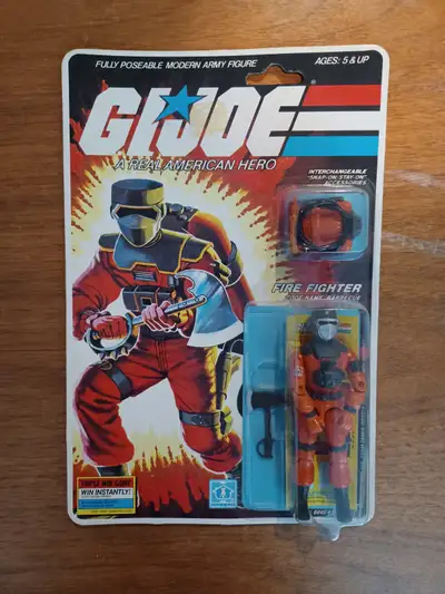 Barbecue GIJOE Vintage 3.75 Figure 1985 MOC, View more