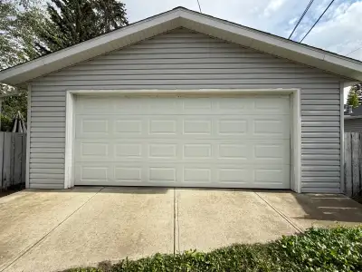 Large double garage with 22ft width and 24ft depth offers - Plenty of space to store your vehicles(s...
