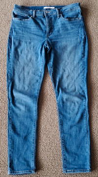 "LEVI STRAUSS" 311 SHAPING SKINNY BLUE JEANS