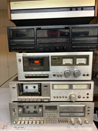 Cassette Decks For Parts or Repair