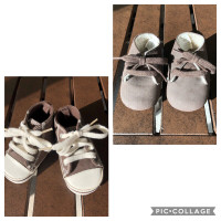 EUC Gymboree crib shoes size 02 and 03