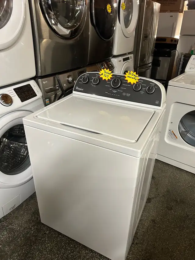 *washer - whirlpool- %100 working 30 Days Warranty in Washers & Dryers in Kitchener / Waterloo - Image 6