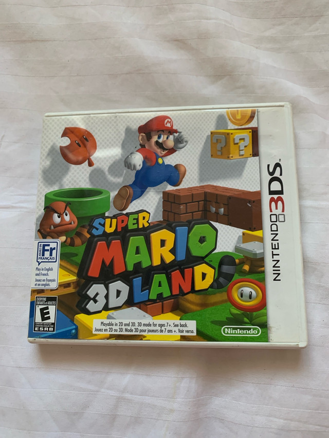 Super Mario 3D Land Game for 3DS dans Nintendo DS  à Ville de Montréal