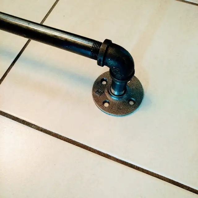 Custom Curtain Rod / Clothes Rail, was $125