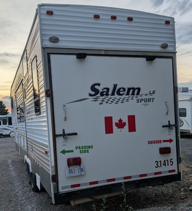2006 Fifth Wheel Toy Hauler - $10,000 or best offer in Travel Trailers & Campers in London - Image 3