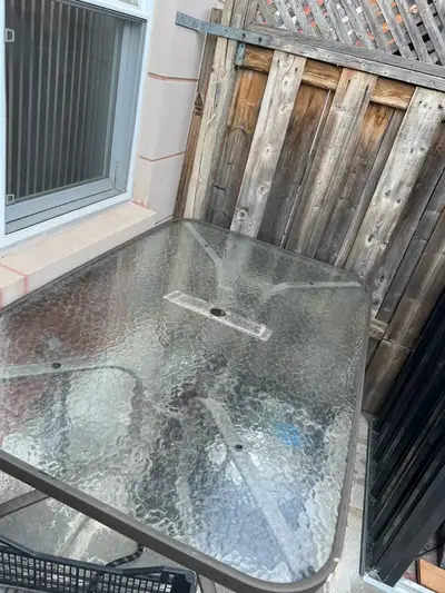Glass Top Patio Table, View more