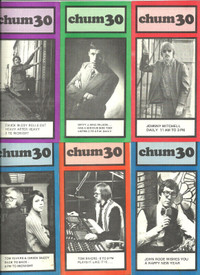 Chum Charts 1971-1973 like new. Groups of 6