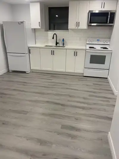 Newly Furnished Separate Entrance Basement Two Bedroom Unit Rent